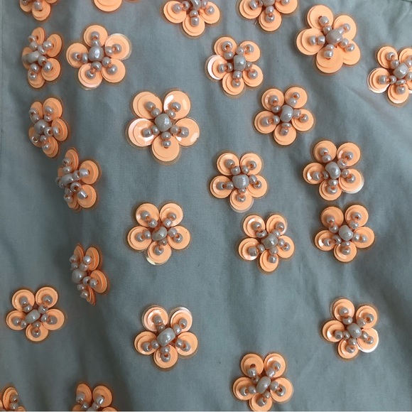 J. Crew Embroidered Tunic Sleeveless Blouse Sz 0 - Picture 9 of 12